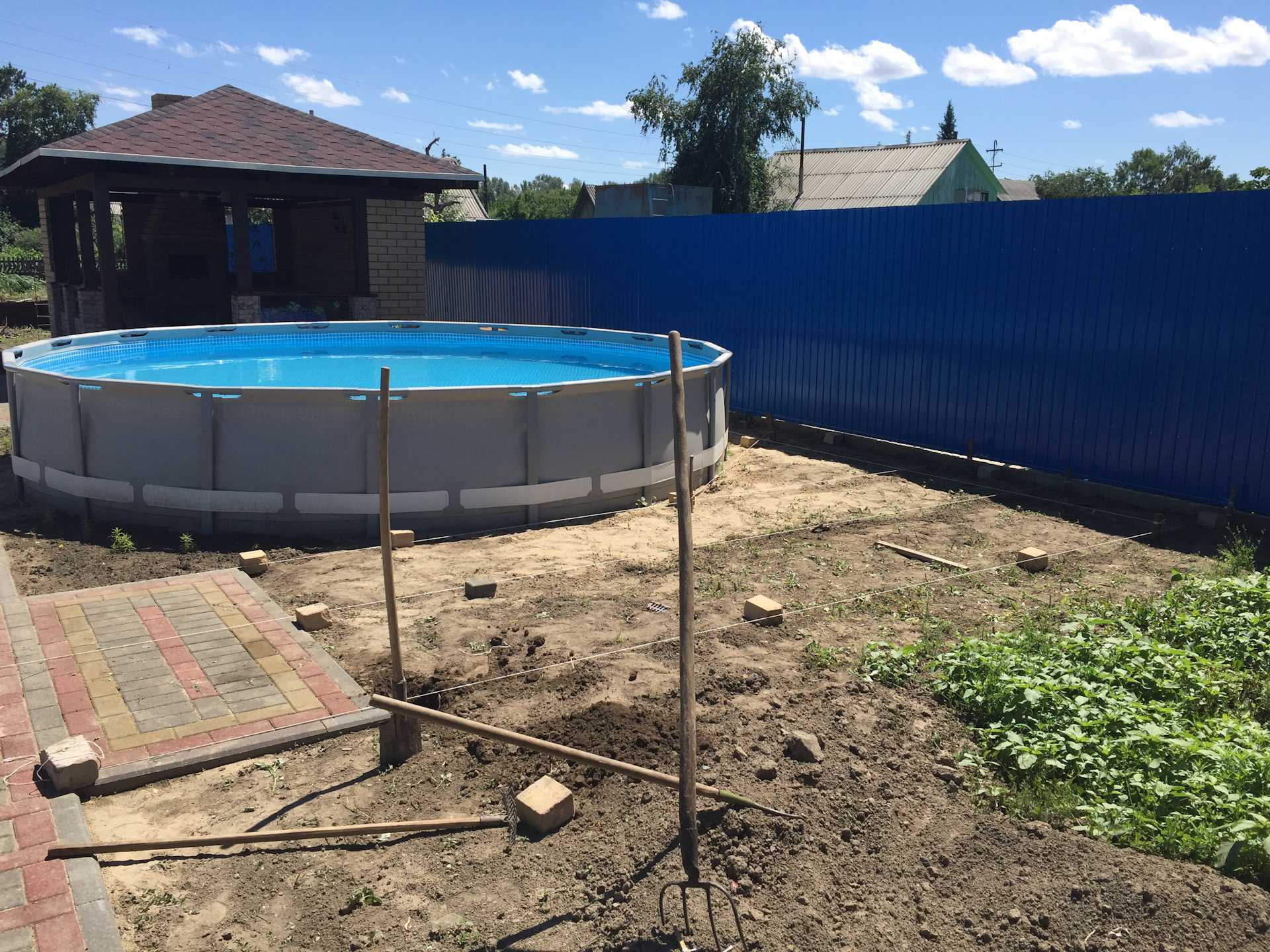 Сделать бассейн на даче — просто! супер идеи простых бассейнов