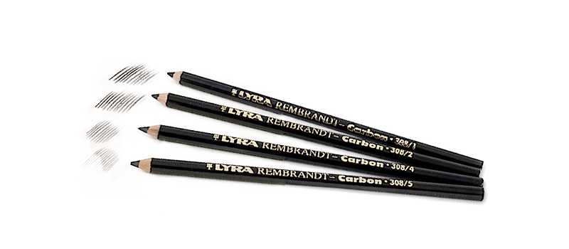 Простые чернографитные карандаши: твёрдость карандашей, виды, обозначения