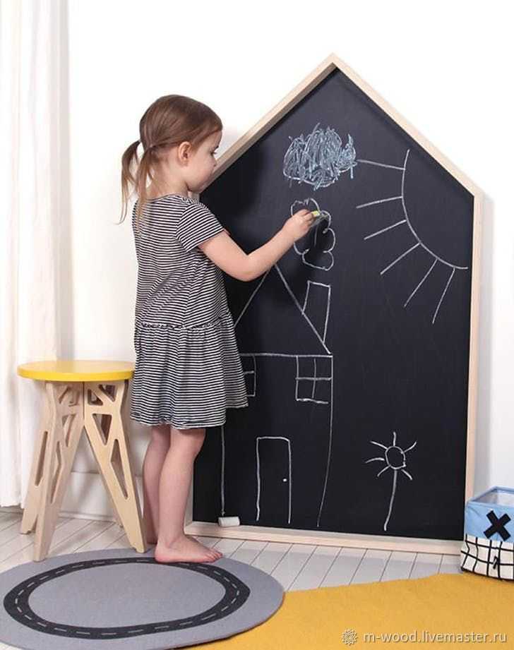 Стена для рисования в детской: рекомендации, фото, видео