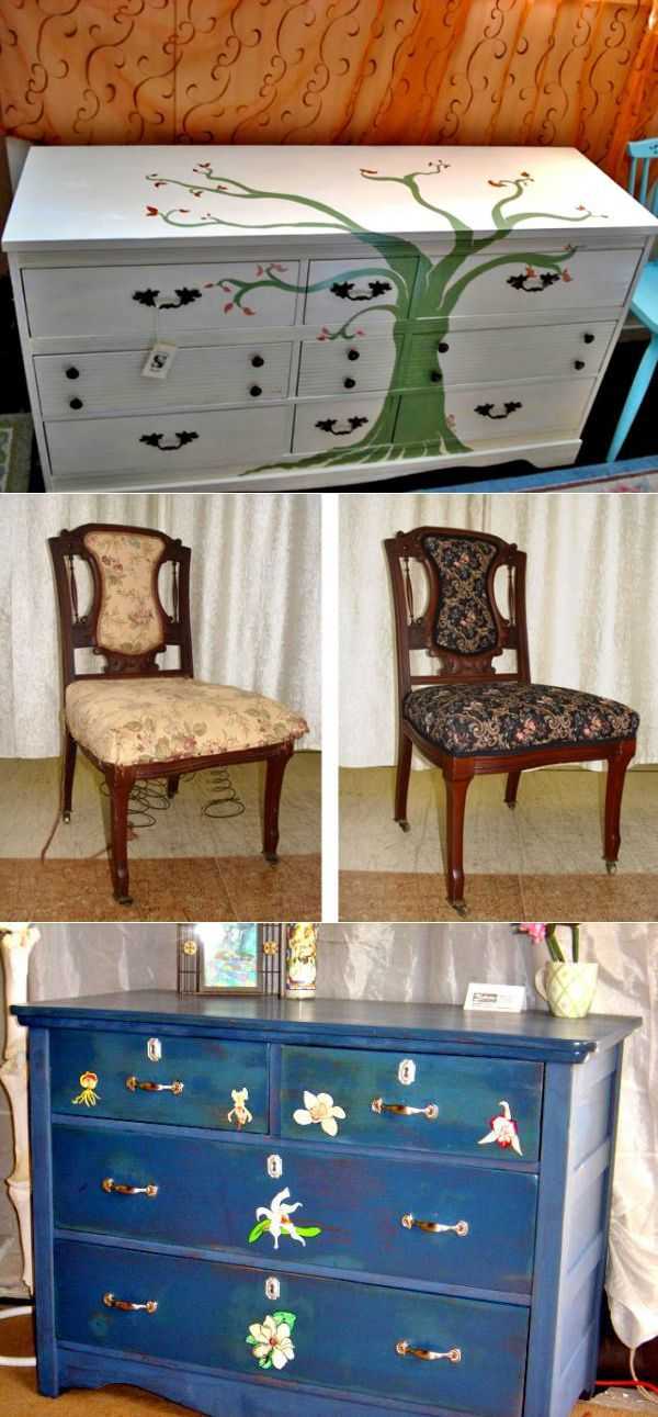 Как отреставрировать старую мебель в домашних условиях? 10 идей