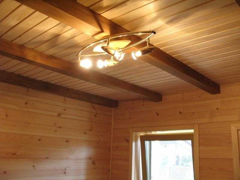 Чем сделать отделку потолка в деревянном доме – обзор материалов и способов отделки