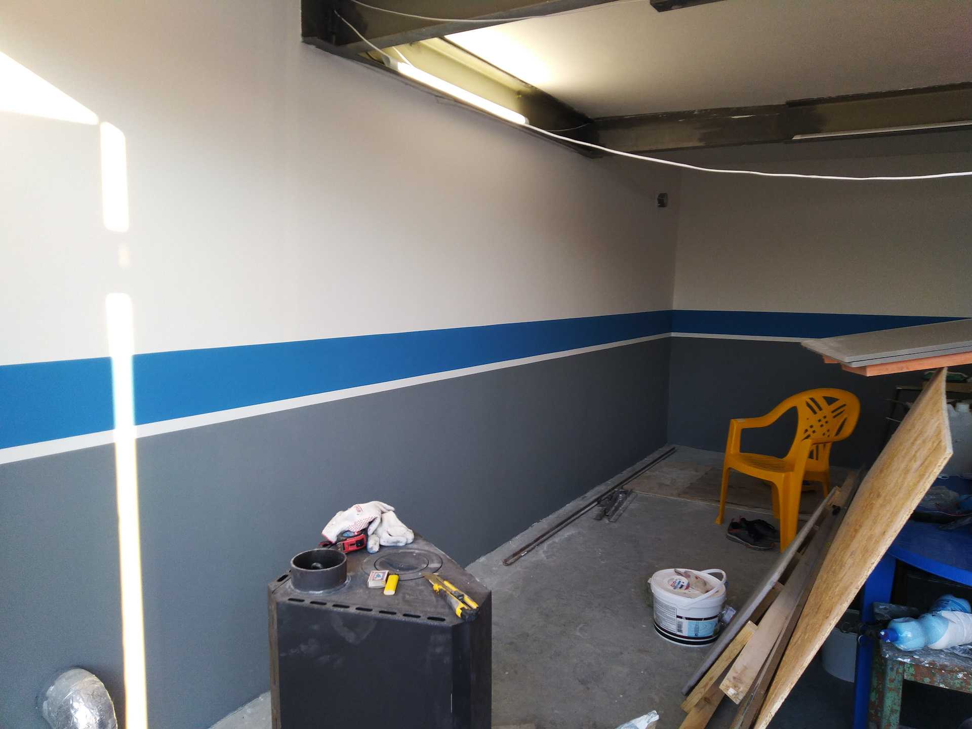 Покраска стен в гараже: варианты, инструменты, этапы работ