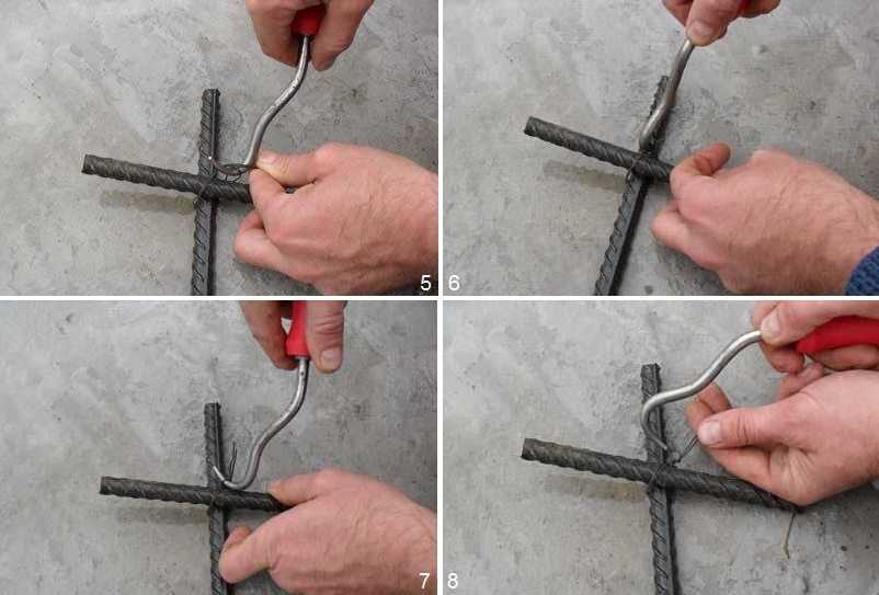 Вязка арматуры крючком для начинающих — учимся вязать правильно