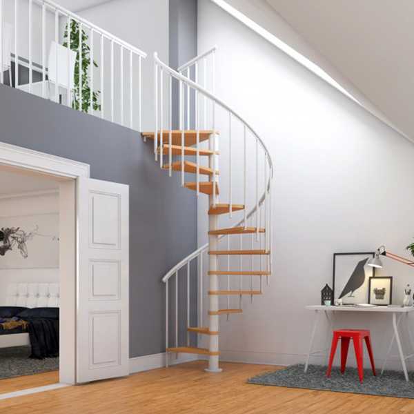 Винтовые лестницы: варианты конструкций, сборка и установка
