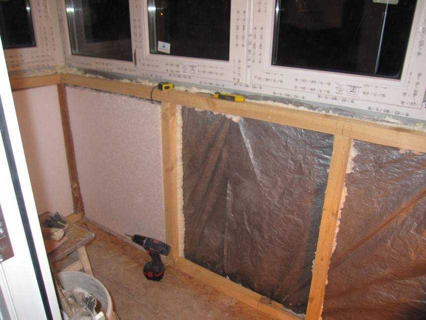 Пароизоляция балкона – нужна ли она при утеплении? инструкция