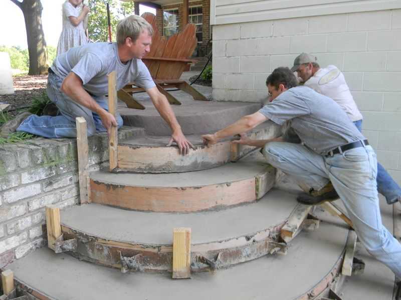 Устройство бетонного крыльца — что надо знать