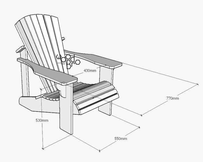 Кресло: конструкции, чертежи, выкройки, как сделать - домой и на дачу