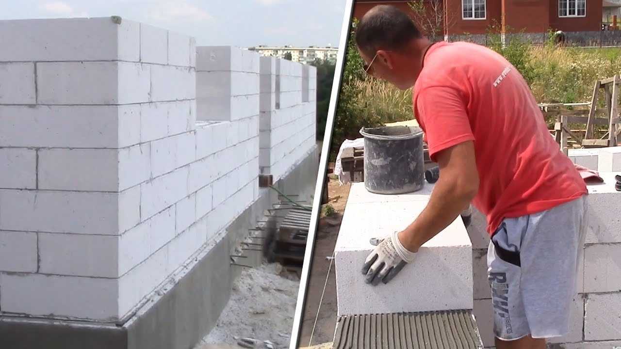 Кладка стен из керамзитобетонных блоков своими руками - пошаговая инструкция