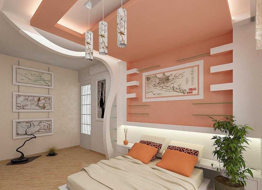 Дизайн стен и потолка из гипсокартона | интересные идеи интерьера