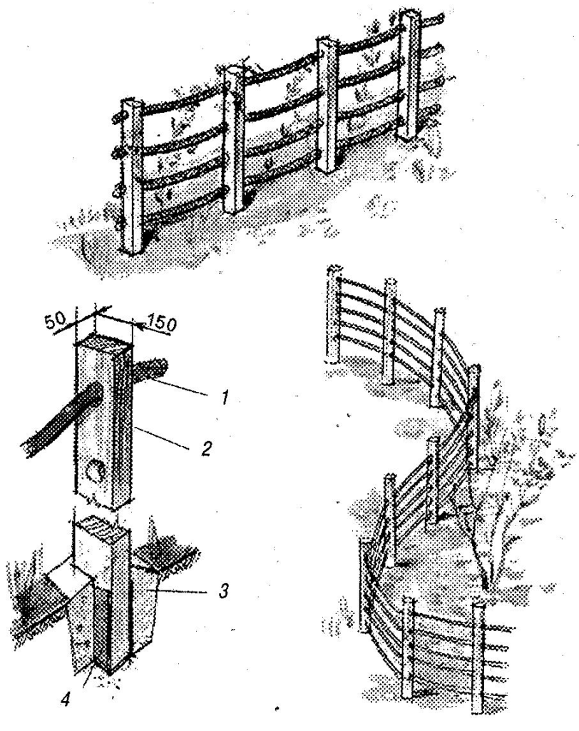 Забор австрийская плетенка схема