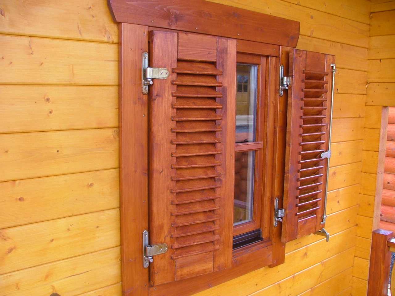 Как сделать деревянные ставни на окна для дачи и дома своими руками: обзор монтажа