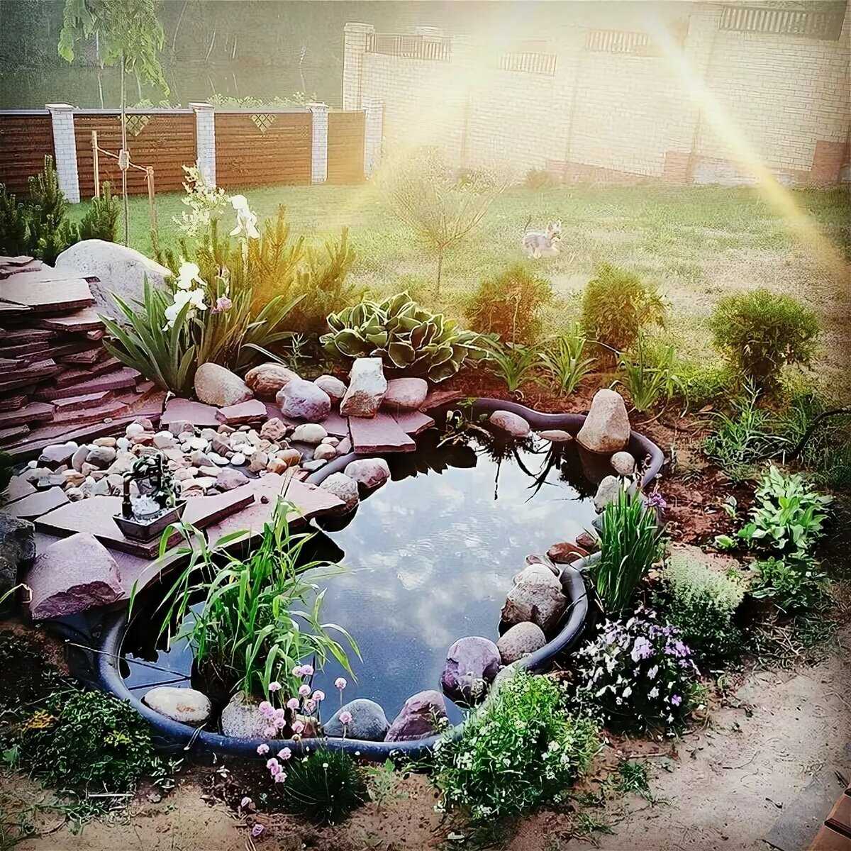 Как сделать пруд на даче своими руками. обустраиваем водоем в саду на своем участке.