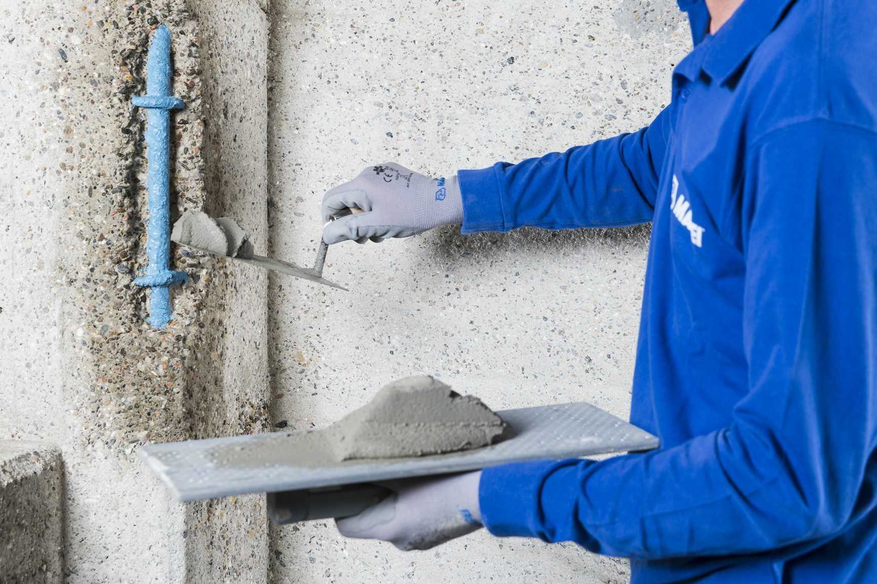 Ремонт трещин в бетоне и восстановление железобетонных конструкций