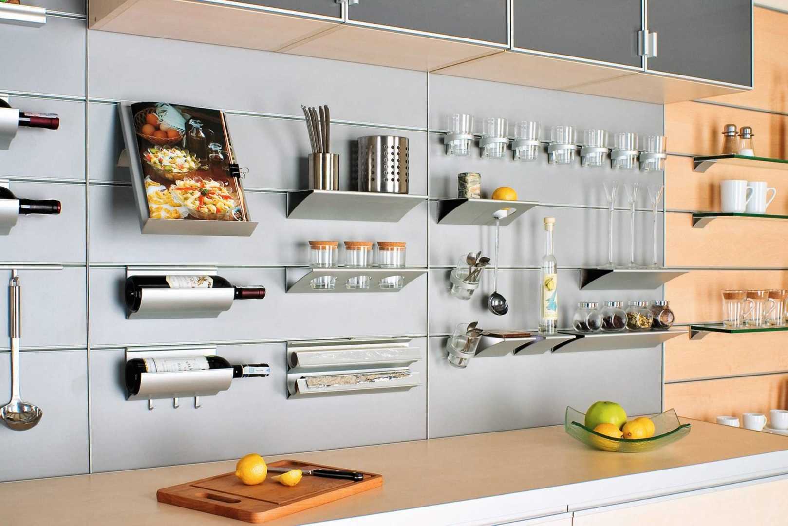 Системы хранения на кухне в шкафах и ящиках — дизайн и фото