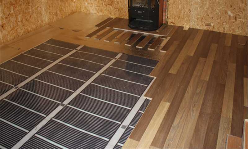 Электрический теплый пол на деревянный пол - безопасный монтаж