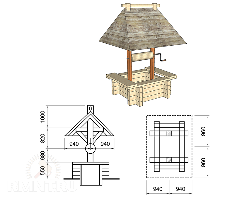 Декоративный колодец на даче своими руками (57 фото): стили, конструкции, материалы