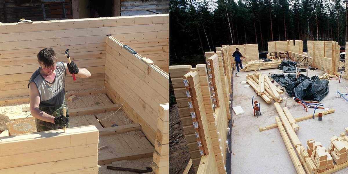 Дачный домик из бруса: инструкция по монтажу одноэтажных строений своими руками (фото и видео)