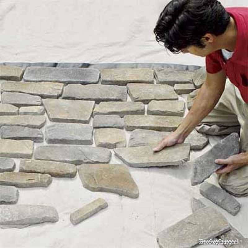 Внутренняя отделка стен декоративным камнем своими руками: инструкция +видео