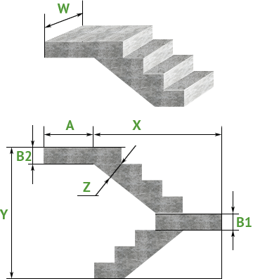Армирование монолитной лестницы: чертежи, правила, нюансы