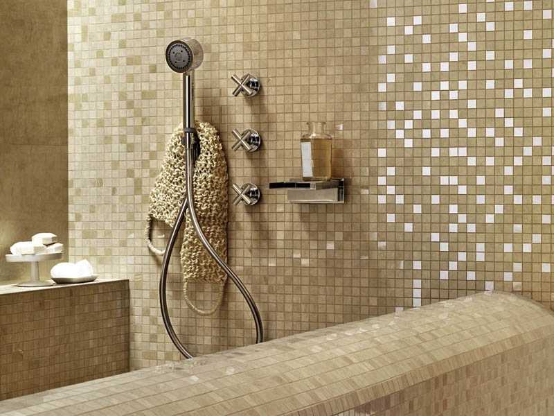 Мозаика в ванной комнате: как выглядит, дизайн для маленькой с плиткой, рисунки в санузле, из камня в интерьере, фото, видео